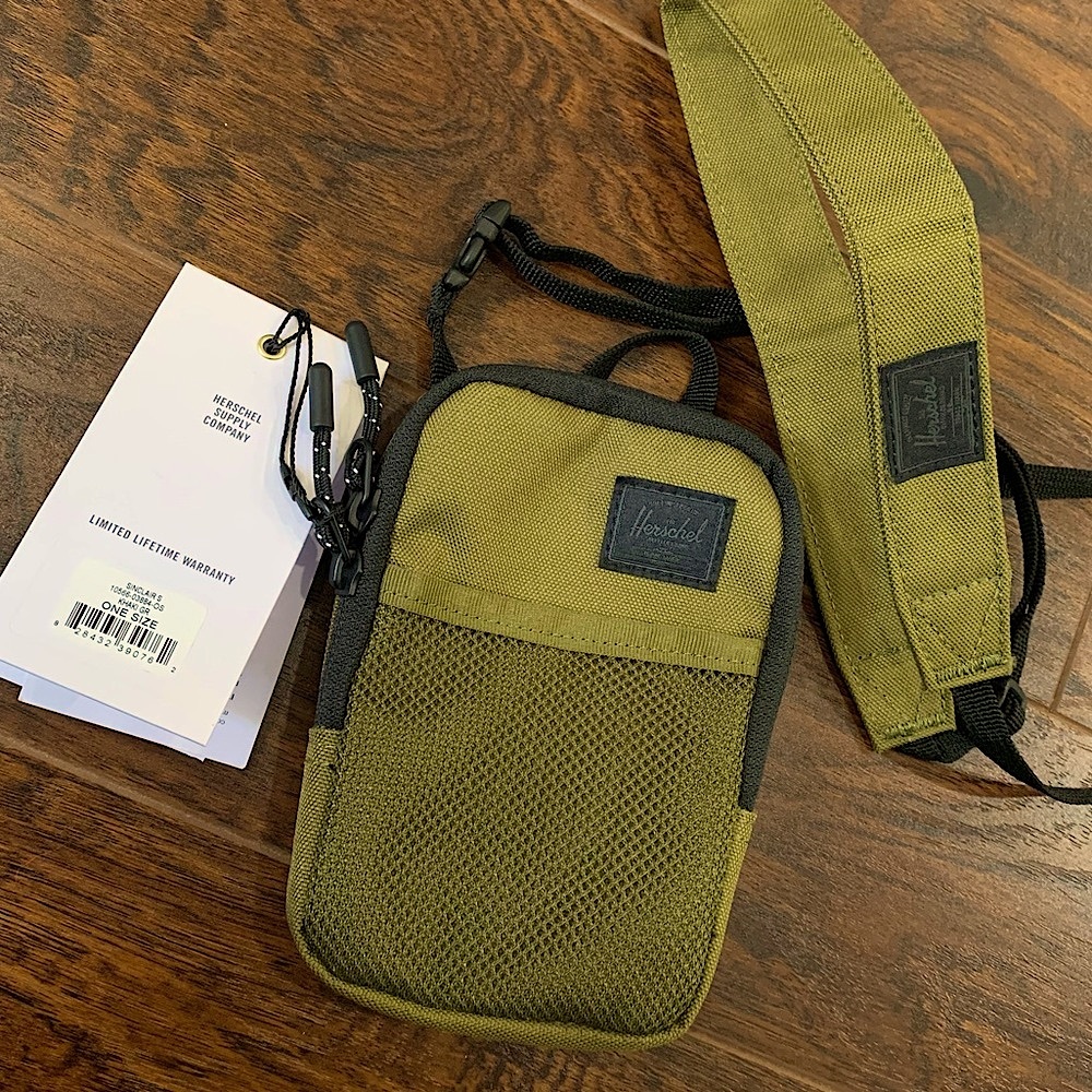 Herschel Army Green Sinclair Small Bag